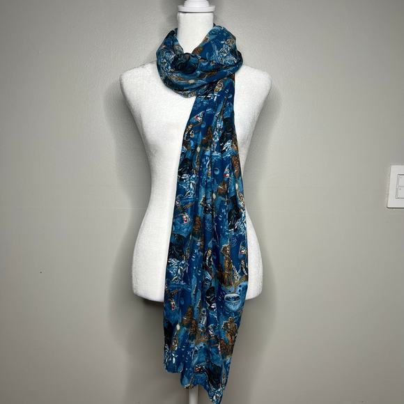 Disney Accessories - New Disney Parks Authentic Star Wars Neck Scarf Wrap Luke Leia Han Solo R2-D2